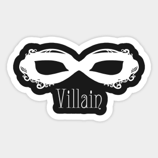 White Masque - Villain Sticker